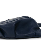 Caviar Quilted Filigree Waist Bag Blue