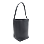 Grained Calfskin Medium N/S Park Tote Black