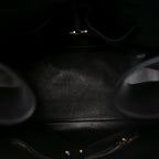 Polished Saddle Calfskin Soft Margaux Belt 15 Black