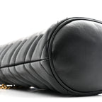 Calfskin Matelasse Mini GG Marmont 2.0 Bucket Bag Black