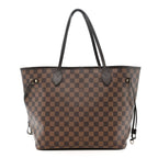Damier Ebene Neo Neverfull MM Rose Ballerine