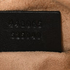 Calfskin Matelasse Mini GG Marmont Chain Shoulder Bag Black