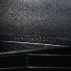Calfskin Matelasse GG Marmont Chain Wallet Black