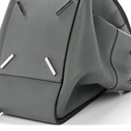 Grained Calfskin Medium Hammock Shoulder Bag Blue