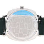 Stainless Steel Calfskin 35mm Grip Quartz Watch Green