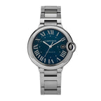 Stainless Steel 40mm Ballon Bleu De Cartier Automatic Watch Blue