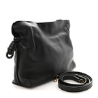 Nappa Medium Flamenco Knot Bag Black