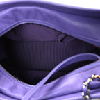 Aged Calfskin Quilted Small Gabrielle Hobo Purple