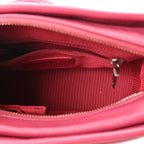 Aged Calfskin Quilted Small Gabrielle Hobo Fuchsia
