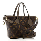 Monogram Neverfull Inside Out Bandouliere BB Dark Fango