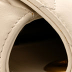Calfskin Matelasse Small GG Marmont Shoulder Bag White