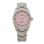 Stainless Steel 36mm Oyster Perpetual Watch Candy Pink 126000