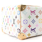LV X TM Monogram Multicolor Speedy Bandouliere 25 White