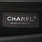 Caviar Quilted Medium Boy Flap Dark Grey