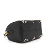 Empreinte Monogram Giant Speedy Bandouliere 25 Black Beige