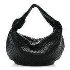Nappa Intrecciato Small Jodie Hobo Black