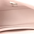 Lambskin Quilted Mini Rectangular Flap Light Purple
