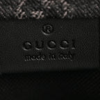Denim Cuoio Harness GG Monogram Mini Ophidia Tote Bag Black Medium Grey