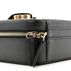 Caviar Quilted Medium CC Filigree Vanity Case Black