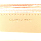 Caviar Quilted Wallet on Chain WOC Beige