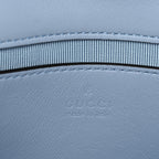 Lambskin Matelasse Small GG Marmont Shoulder Bag Porcelain Light Blue