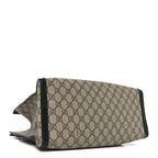 GG Supreme Monogram Medium Padlock Tote Black