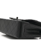 Lambskin Quilted Small Double Flap So Black