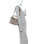 Grained Calfskin Medium Puzzle Bag Sand Mink