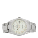 18K White Gold 36mm Oyster Perpetual Day-Date Watch Ice Blue Roman 118209