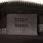 GG Supreme Monogram Belt Bag Dark Brown