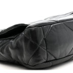 Lambskin Quilted Medium Chanel 19 Flap Black