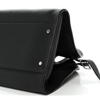 Matte Grained Calfskin EW Margaux Black
