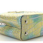 Crocodile Mini Capucines  Yellow Blue