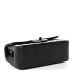 Lambskin Quilted Mini Rectangular Flap So Black