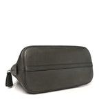 Saddle Calfskin Mini Devon Bag Koala Grey