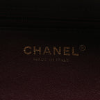Lambskin Quilted Medium Trendy CC Bowling Bag Black