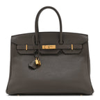 Taurillon Clemence Birkin 35 Etain