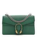 Dollar Calfskin Crystal Small Dionysus Shoulder Bag Emerald