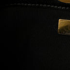 Suede Calfskin Shiny Lambskin Quilted Coco Base Shopping Bag Beige Black