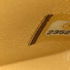 Lambskin Quilted Mini Rectangular Flap Yellow