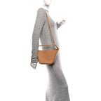 Calfskin Mini Hammock Hobo Tan
