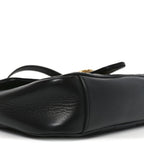 Calfskin Matelasse Mini GG Marmont Shoulder Bag Black