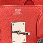 Taurillon Clemence Birkin 30 Geranium