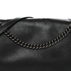 Calfskin Large Boy Reverso Flap Black