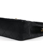Caviar Quilted Mini Square Flap Black