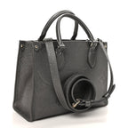 Metallic Empreinte Monogram Giant Onthego PM Gun Metal