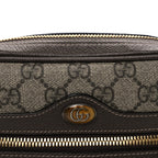GG Supreme Monogram Web Small Ophidia Belt Bag 85 34 Dark Brown