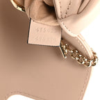 Calfskin Matelasse Super Mini GG Marmont Shoulder Bag Porcelain Rose