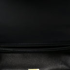 Lambskin Quilted Mini Rectangular Flap Black