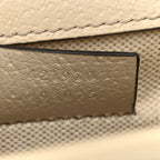 Textured Calfskin Crystal Mini Dionysus Shoulder Bag Mystic White